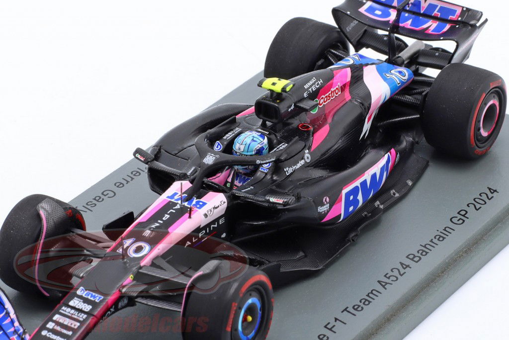 Pierre Gasly Alpine A524 #10 Bahrain GP Formula 1 2024 1:43 Spark