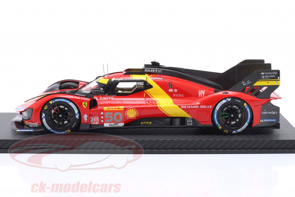 Ferrari 499P #50 第三 1000 英里 Sebring 2023 Fuoco, Molina, Nielsen 1:18 BBR