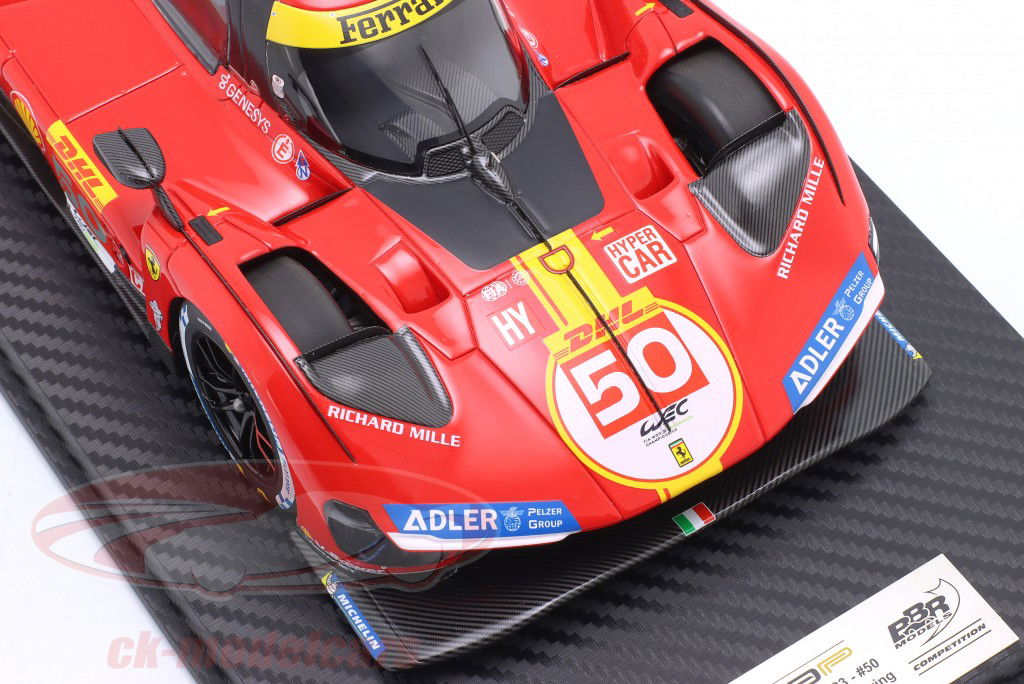Ferrari 499P #50 3ème 1000 milles Sebring 2023 Fuoco, Molina, Nielsen 1:18 BBR
