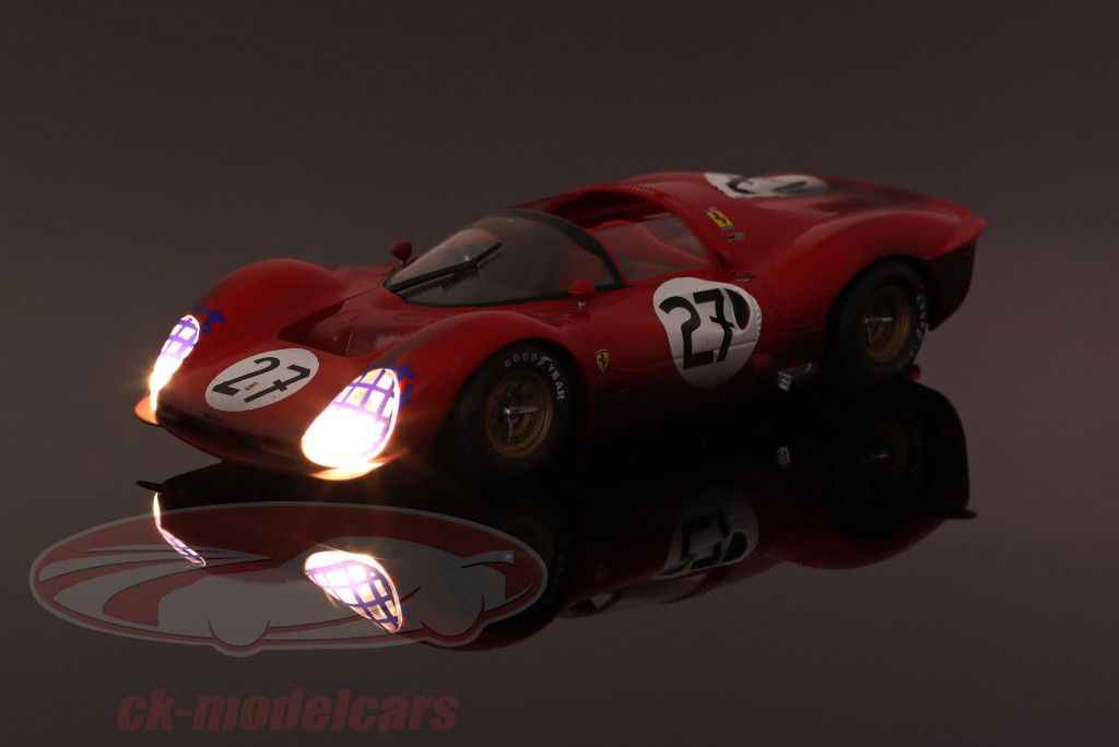 WERK83 1:18 Ferrari 330 P3 Spider #27 24h LeMans 1966 Dirty