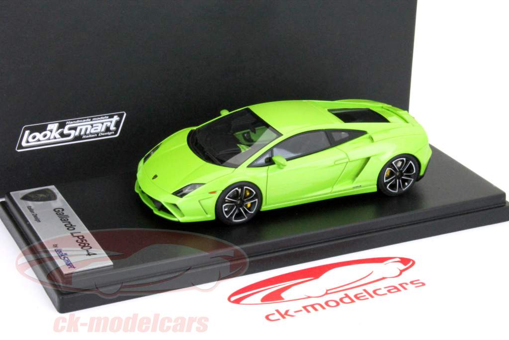 Lamborghini Gallardo LP570-4 автосалон Париж 2012-зеленый металлик 1:43 LookSmart