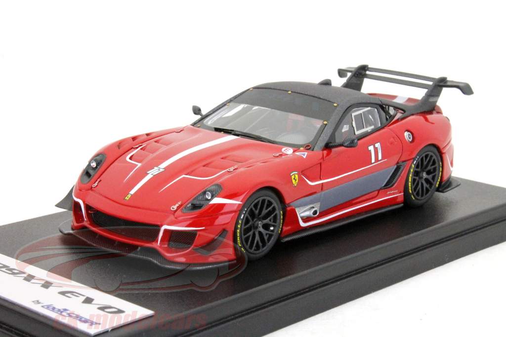 フェラーリ599XX EVO＃11グレー/赤一時43 LookSmart社