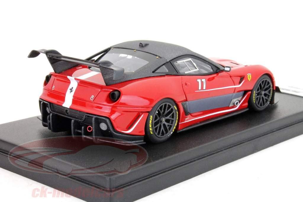 フェラーリ599XX EVO＃11グレー/赤一時43 LookSmart社