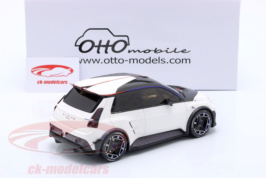 Alpine A290 year 2023 white 1:18 OttOmobile