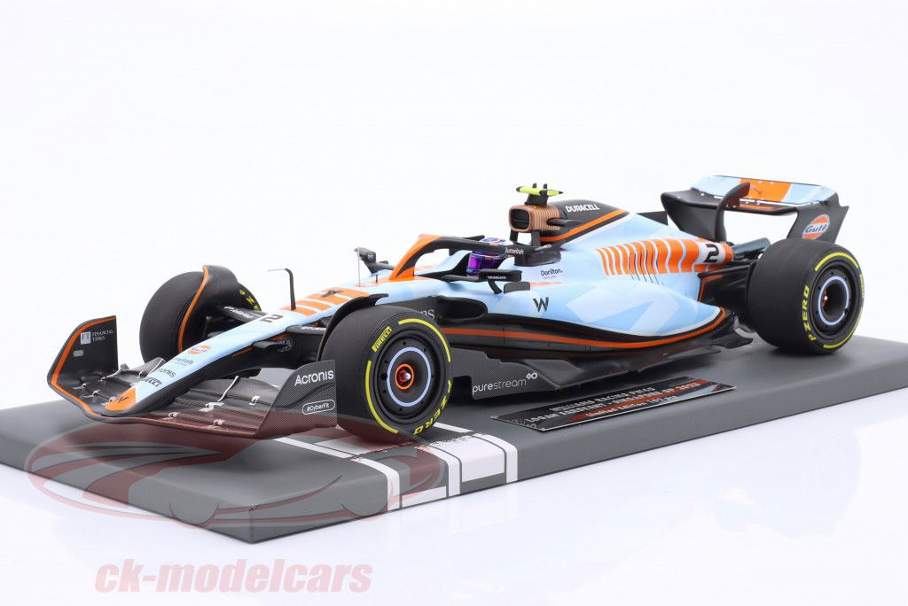 Logan Sargeant Williams FW45 #2 Cingapura GP fórmula 1 2023 1:18 Minichamps