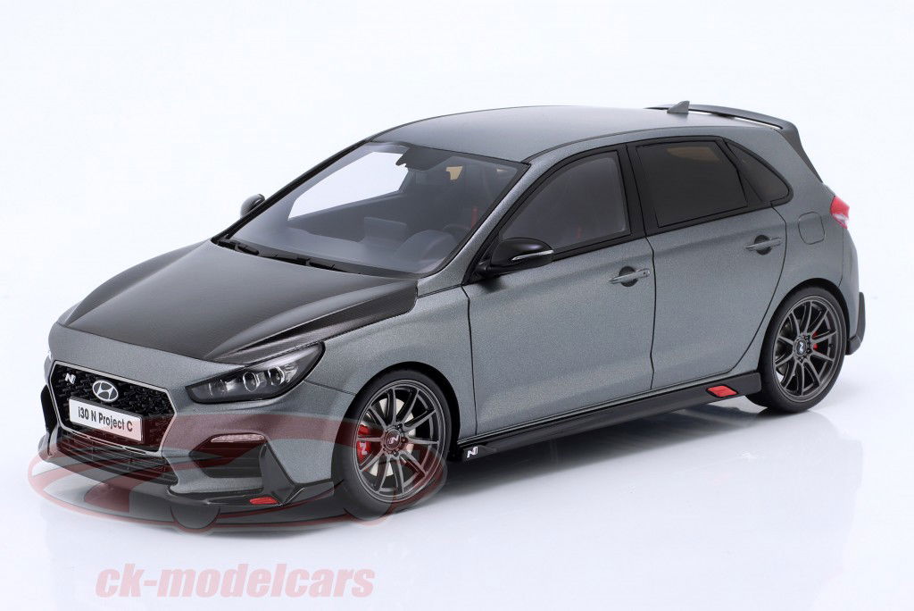 Hyundai i30N Project C year 2022 matte grey 1:18 OttOmobile