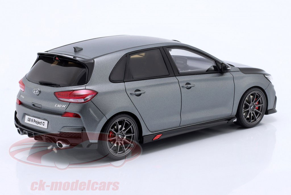Hyundai i30N Project C year 2022 matte grey 1:18 OttOmobile