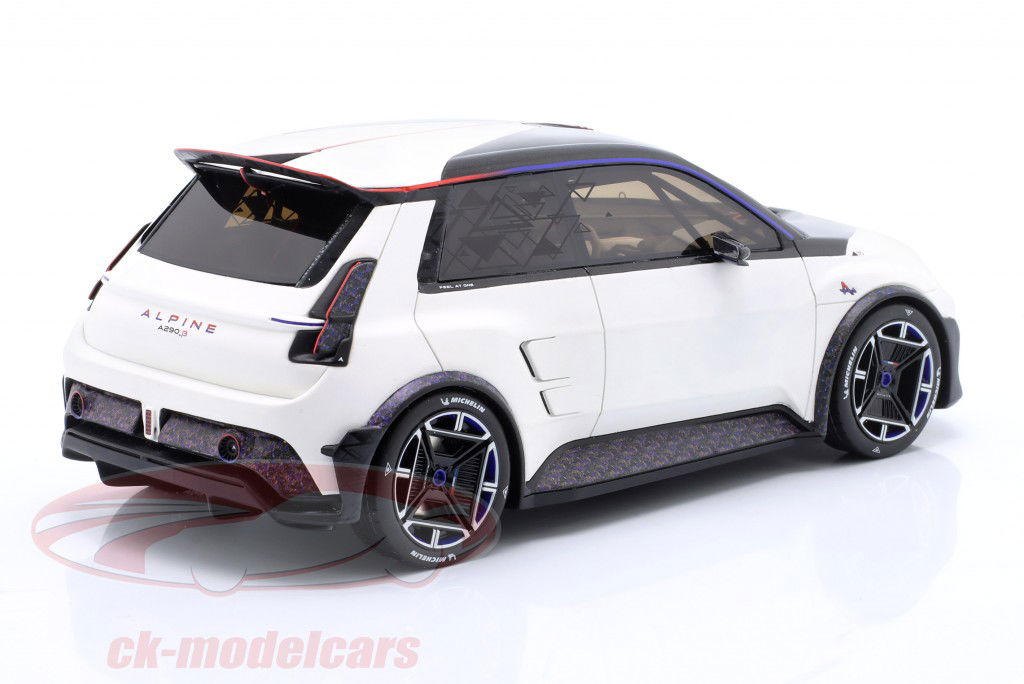 Alpine A290 year 2023 white 1:18 OttOmobile