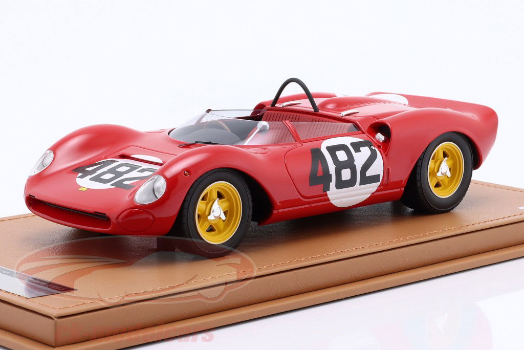 Ferrari Dino 206 SP #482 vincitore Cesana-Sestrieres 1965 Scarfiotti 1:18 Tecnomodel