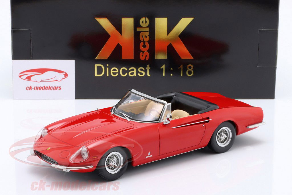 Ferrari 365 California Spyder Baujahr 1966 rot 1:18 KK-Scale