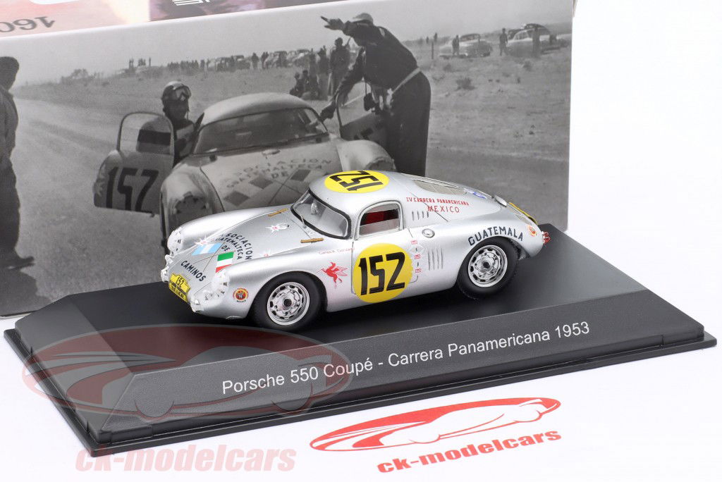 Porsche 550 Coupe #152 Carrera Panamericana 1953 Ariano, Gonzales 1:43 Spark
