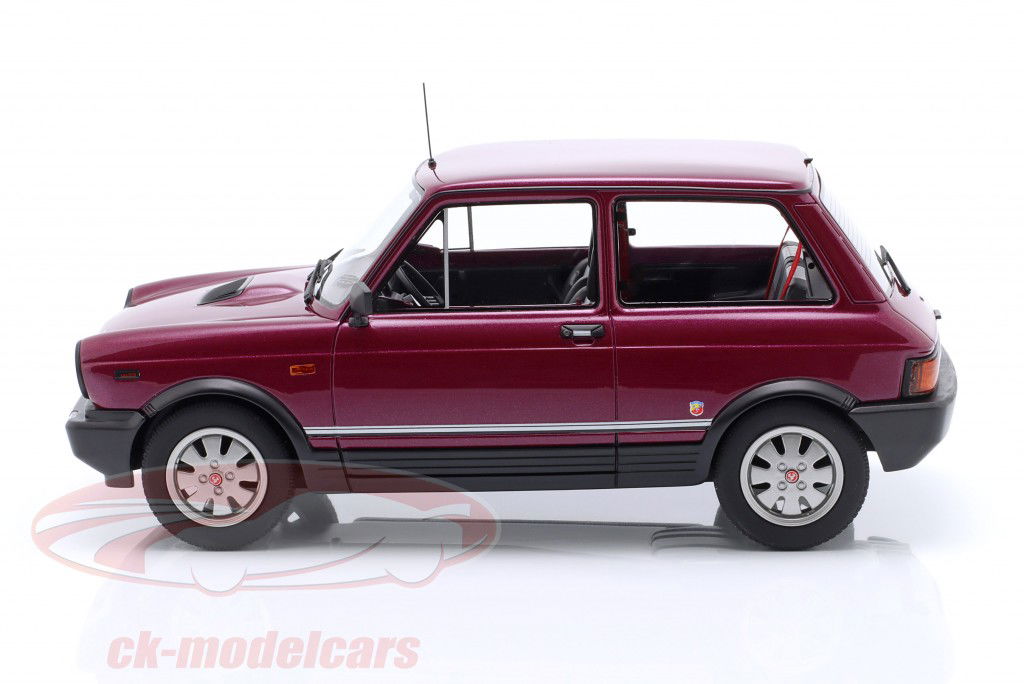 Autobianchi A112 Abarth VII-Series 1984 ardenza vermelho metálico 1:18 MAXIMA