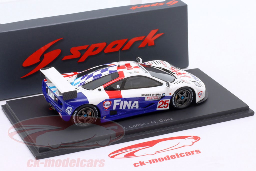McLaren F1 GTR #25 11º 4h Silverstone BPR 1996 Laffite, Duez 1:43 Spark