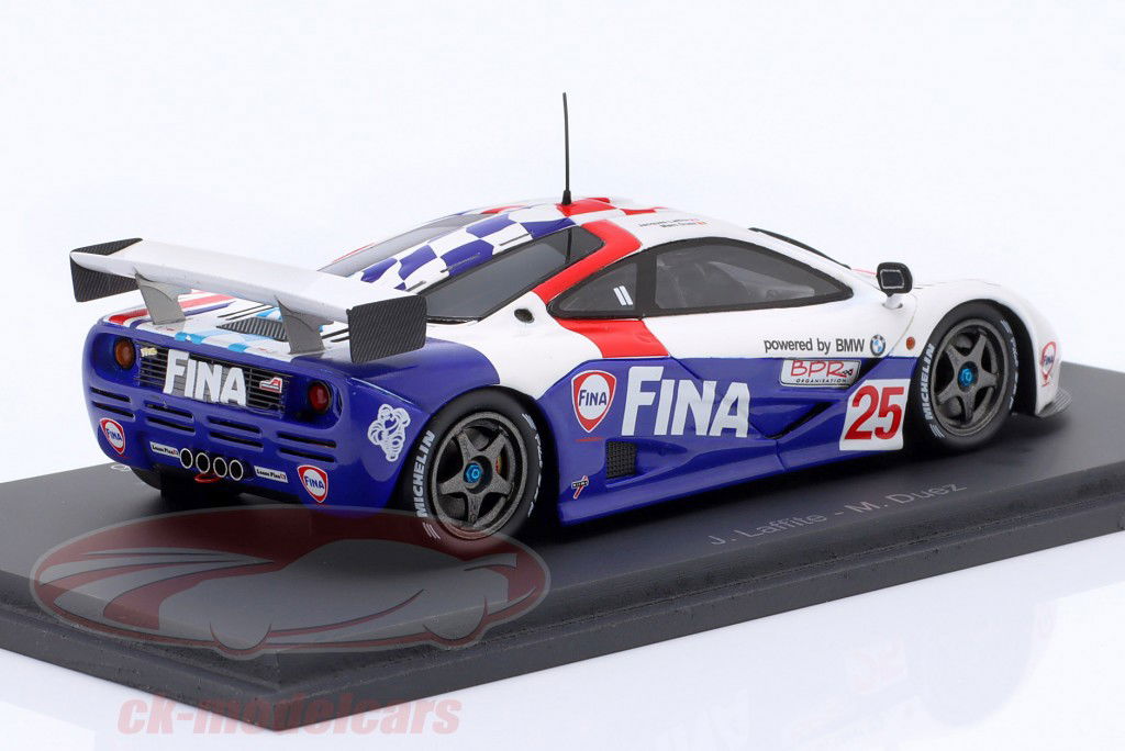McLaren F1 GTR #25 11º 4h Silverstone BPR 1996 Laffite, Duez 1:43 Spark