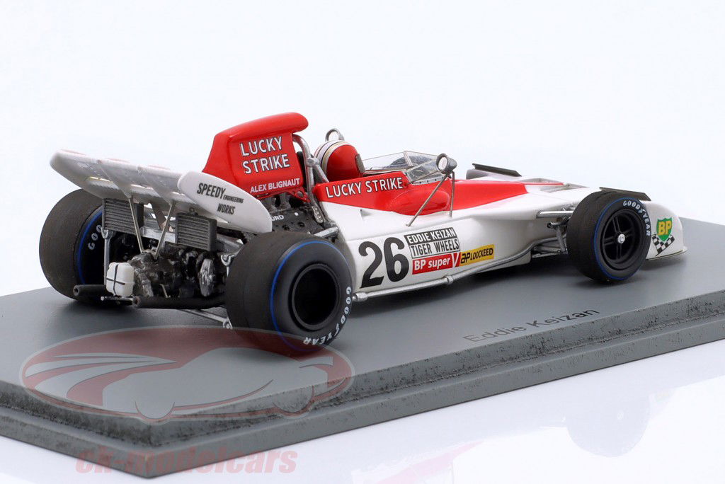 Eddie Keizan Tyrrell 004 #26 Zuid-Afrika GP formule 1 1973 1:43 Spark