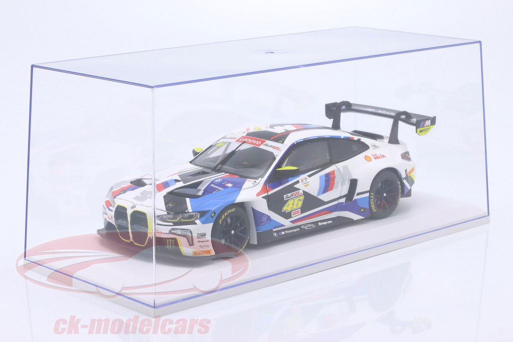 Triple9 Acrylic single display case for model cars in the scale 1:18 "white base"