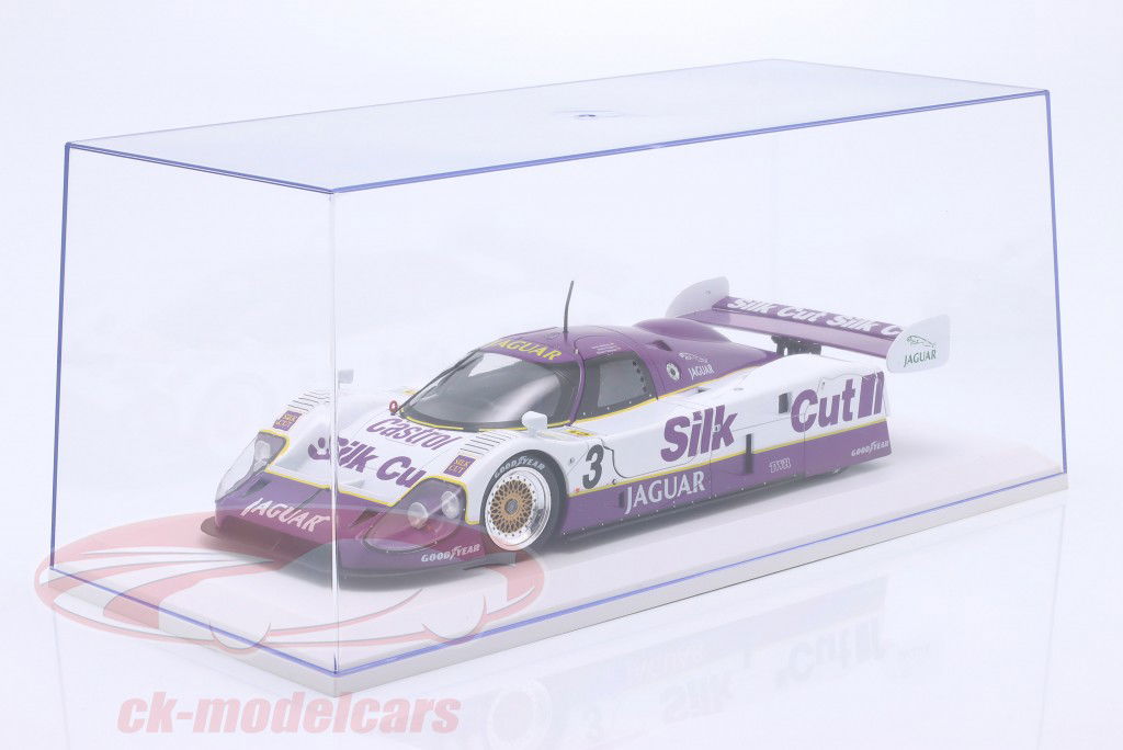 Triple9 Acryl-Einzelvitrine für Modellautos im Maßstab 1:18 "white base"