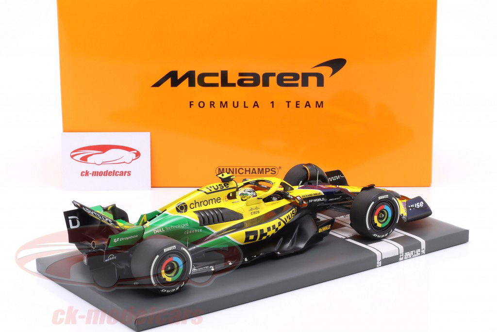 Lando Norris McLaren MCL38 #4 4º Monaco GP fórmula 1 2024 1:18 Minichamps