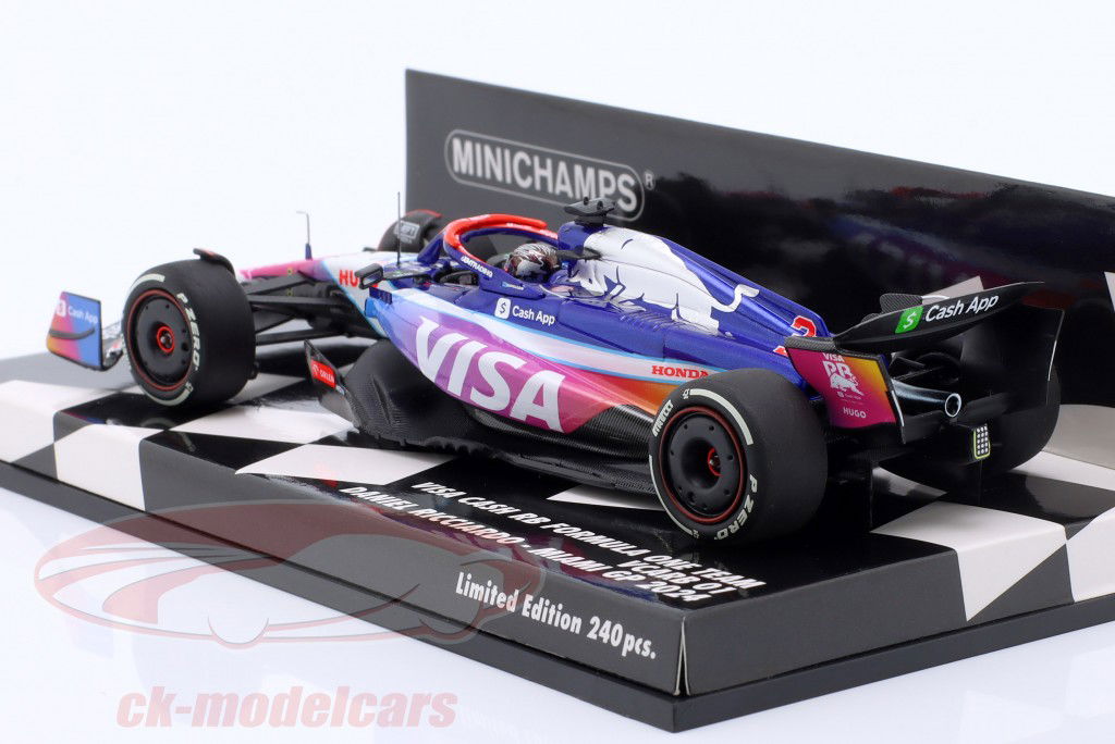 Daniel Ricciardo RB VCARB 01 #3 Miami GP formula 1 2024 1:43 Minichamps