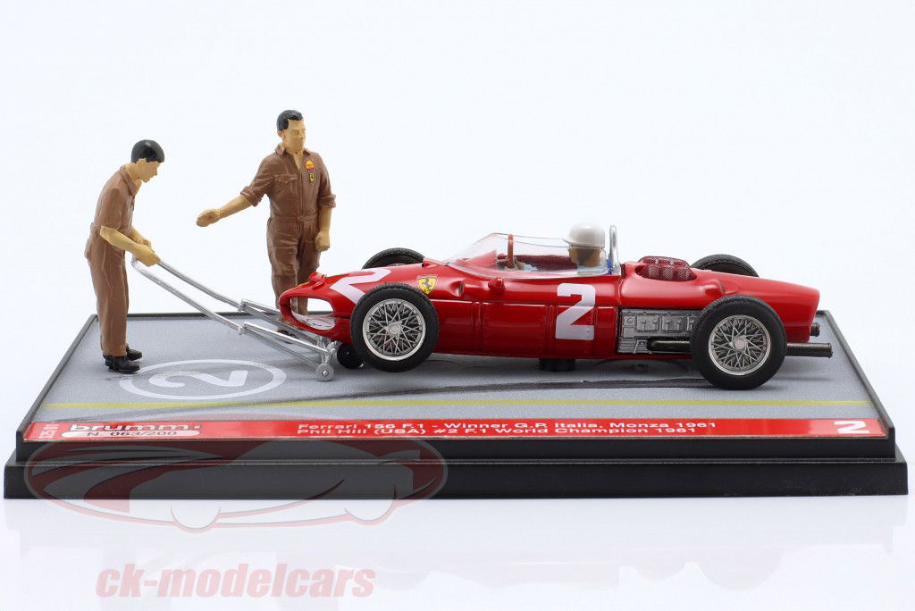 Phil Hill Ferrari 156 #2 Sieger Italien GP Formel 1 Weltmeister 1961 1:43 Brumm
