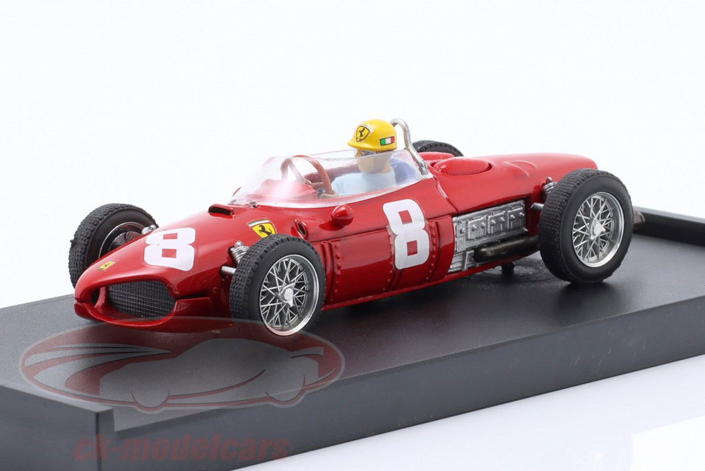 Ricardo Rodriguez Ferrari 156 #8 Itália GP fórmula 1 1961 com Figura do motorista 1:43 Brumm
