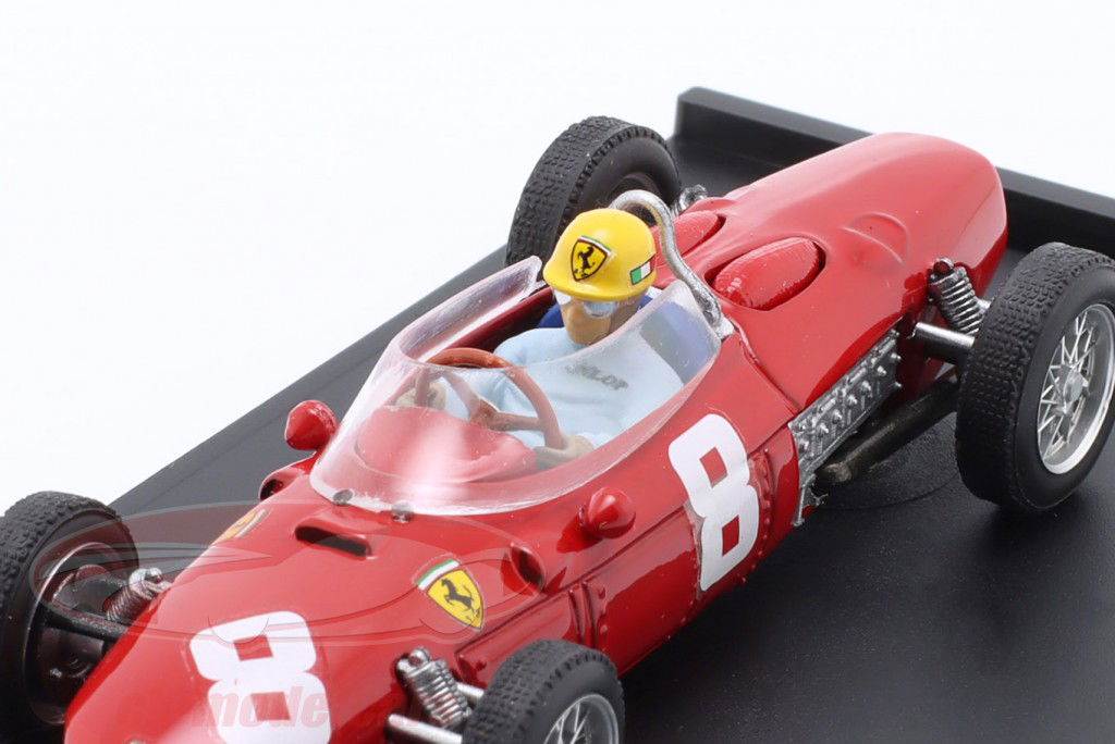 Ricardo Rodriguez Ferrari 156 #8 Itália GP fórmula 1 1961 com Figura do motorista 1:43 Brumm