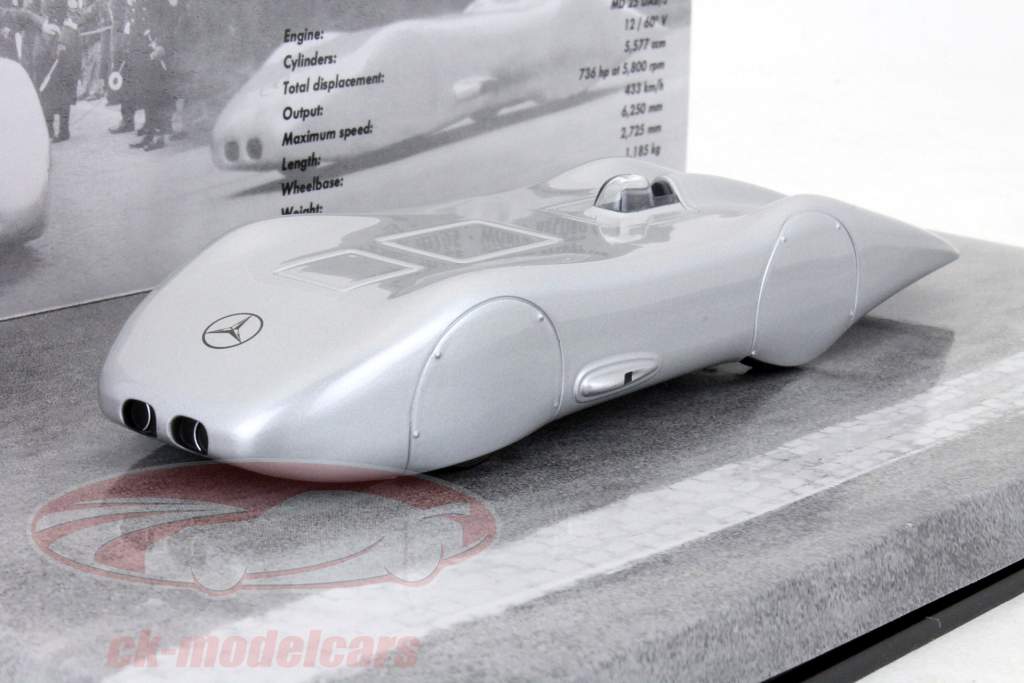 Mercedes-Benz W125 World Record Car Bj. 1938 silber / silver 1:43 Minichamps