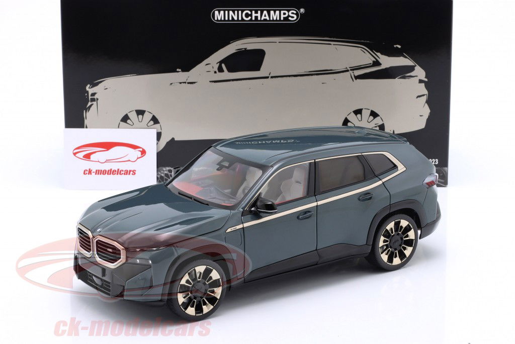 BMW XM G09 ミニカー Minichamps ミニチャンプス 1/18 Minichamps 1:18 BMW XM (G09) SUV year 2023 green metallic