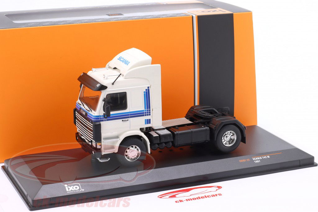 Scania 143 M Année de construction 1987 blanc 1:43 Ixo