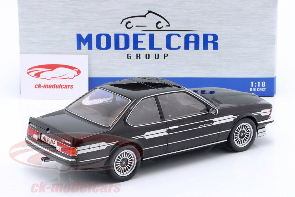 BMW Alpina B7 Turbo (e24) Bouwjaar 1980 zwart 1:18 ModelCar Group