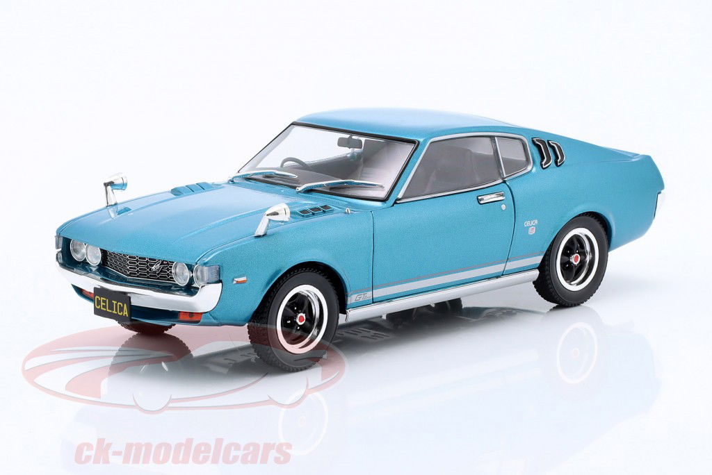 Toyota Celica LB 2000 GT Bouwjaar 1973 turkoois metalen 1:24 WhiteBox