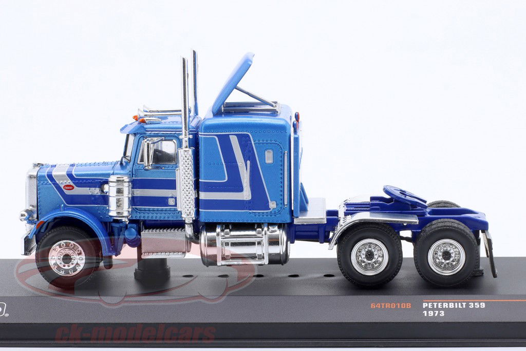 Peterbilt 359 Année de construction 1973 bleu 1:64 Ixo