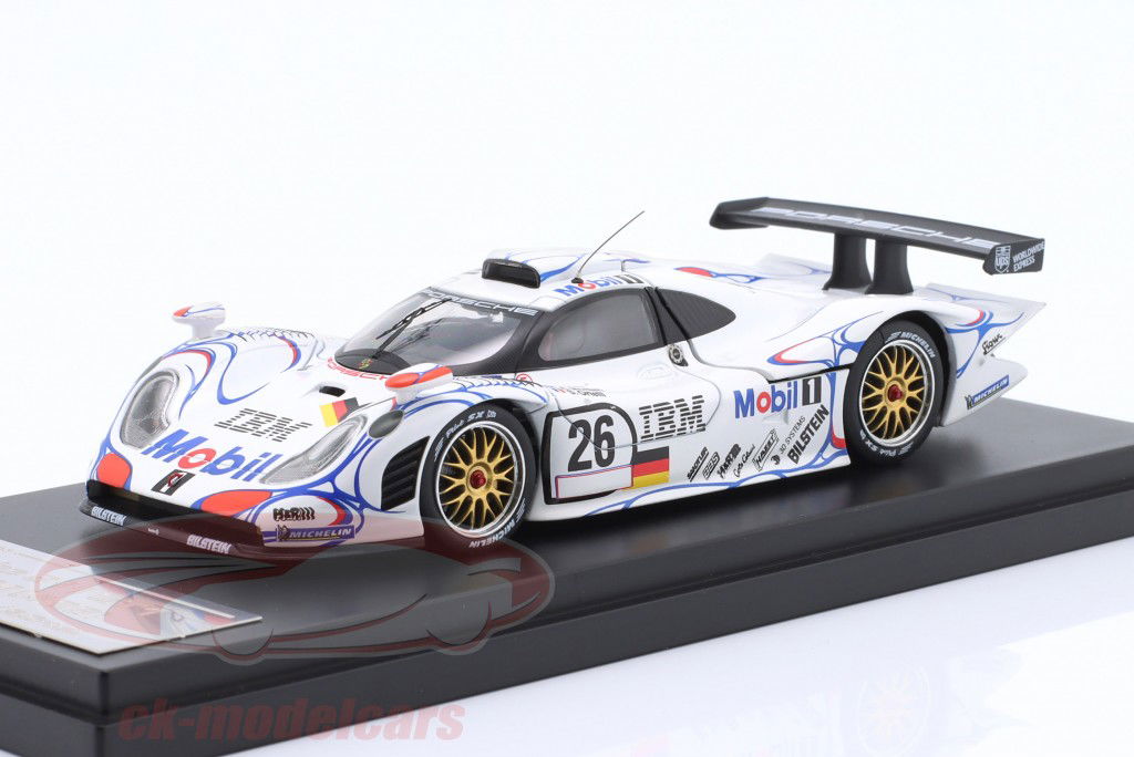 Porsche 911 GT1 #26 ganador 24h LeMans 1998 McNish, Aiello, Ortelli 1:43 HPI