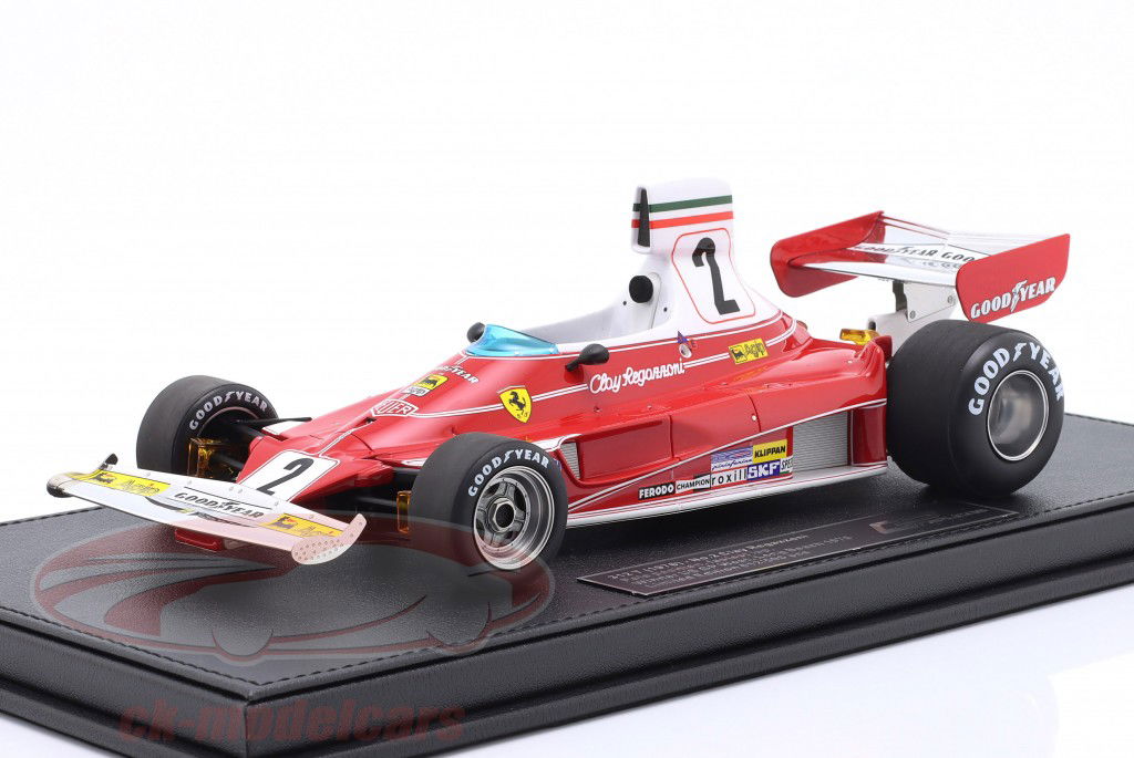 Clay Regazzoni Ferrari 312T #2 победитель USA West GP формула 1 1976 1:18 GP Replicas