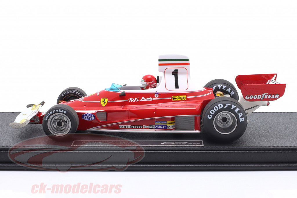自動車 1/18GPC97SC1 Ferrari312T&312T4 GP Replicas 1:18 Niki Lauda Ferrari 312T2 #11 3rd Brazil GP