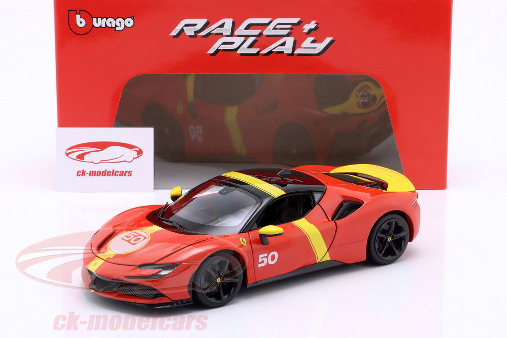 Ferrari SF90 Stradale #50 "Assetto Fiorano" rosso 1:18 Bburago