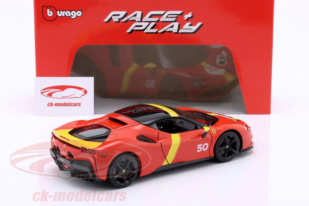 Ferrari SF90 Stradale #50 "Assetto Fiorano" rosso 1:18 Bburago