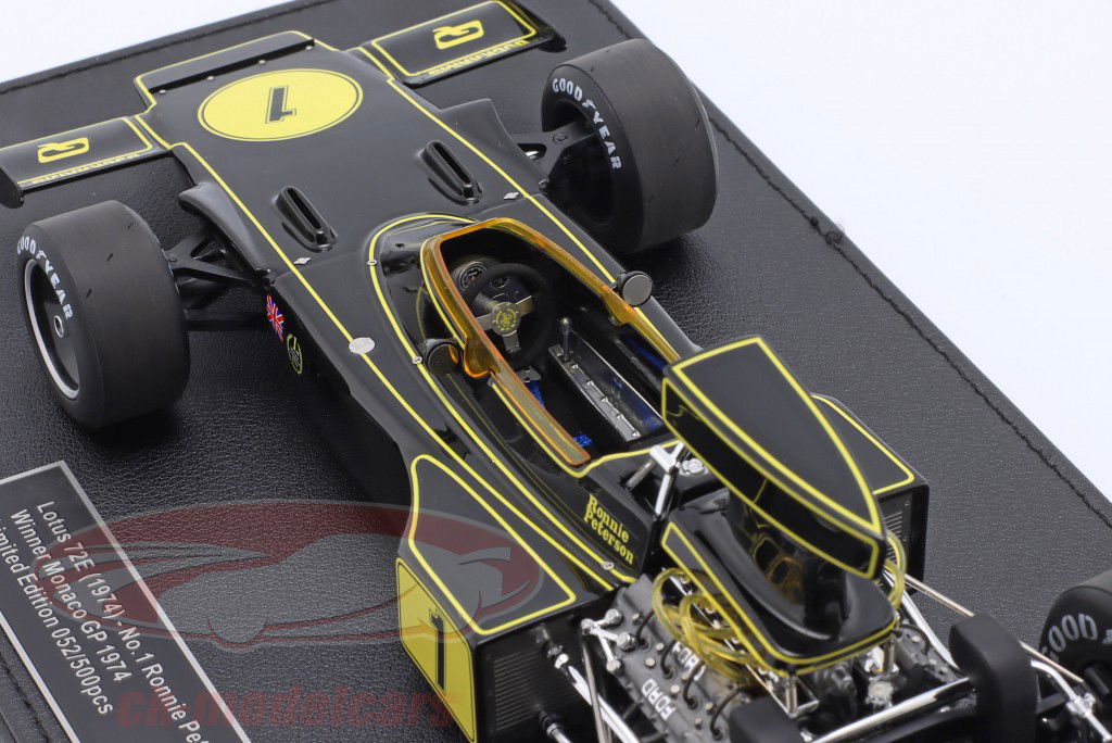 Ronnie Peterson Lotus 72E #1 Sieger Monaco GP Formel 1 1974 1:18 GP Replicas
