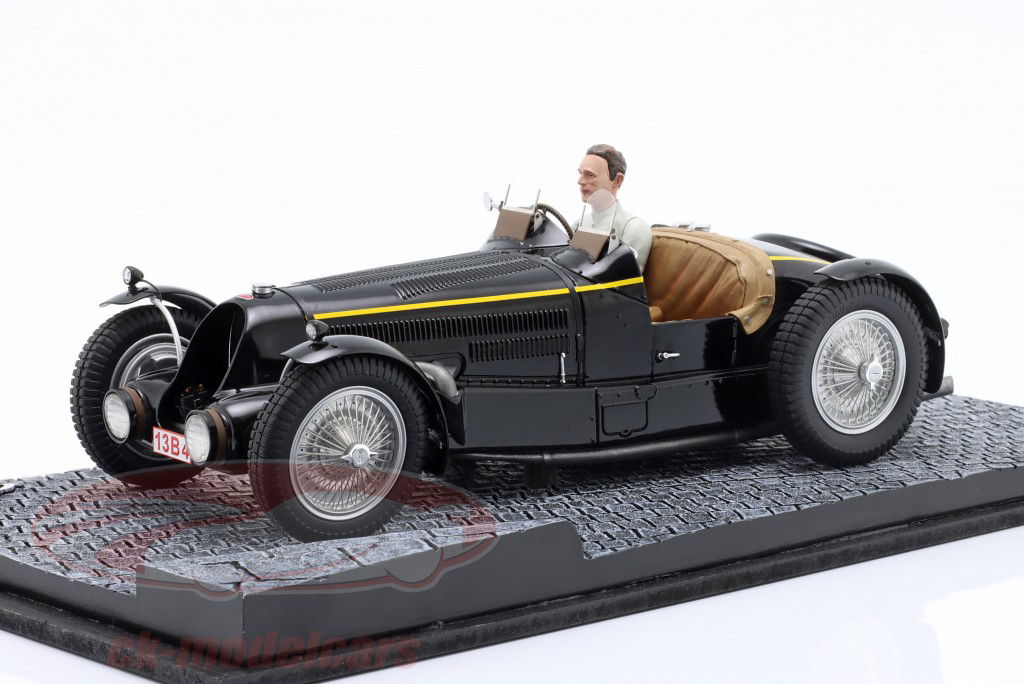 Bugatti T59 King of Belgium Year 1934 black 1:18 LeMans Miniatures
