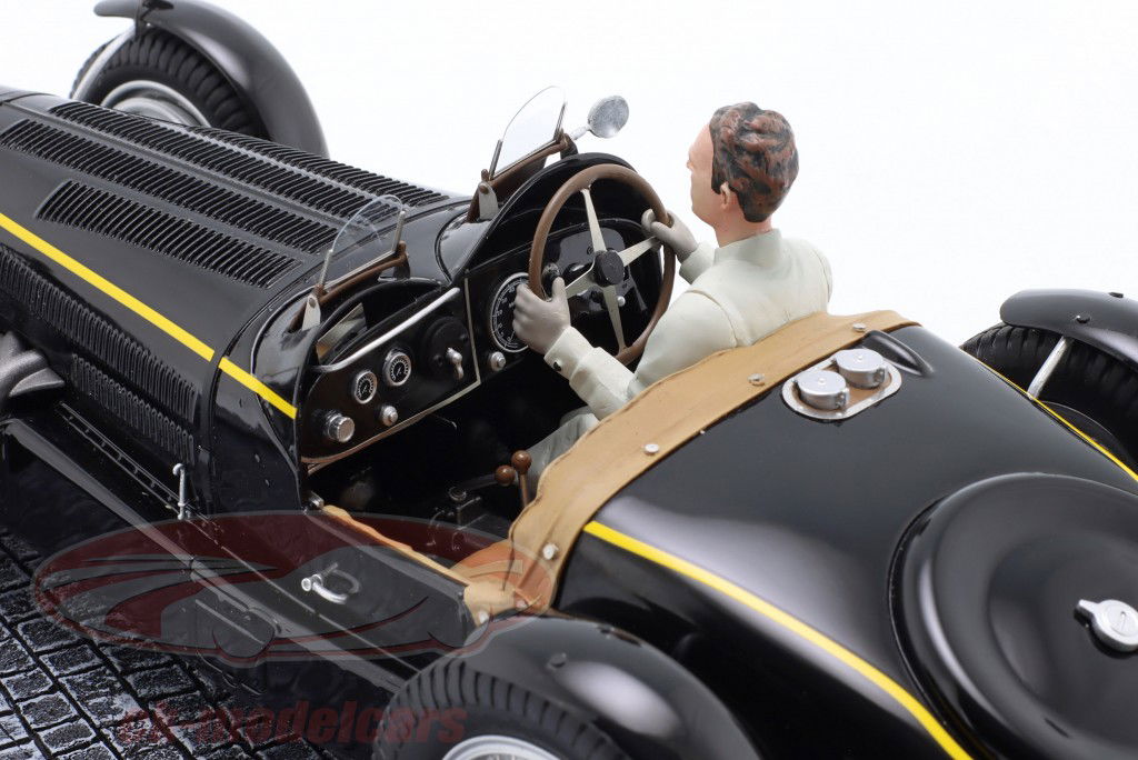 Bugatti T59 King of Belgium Year 1934 black 1:18 LeMans Miniatures