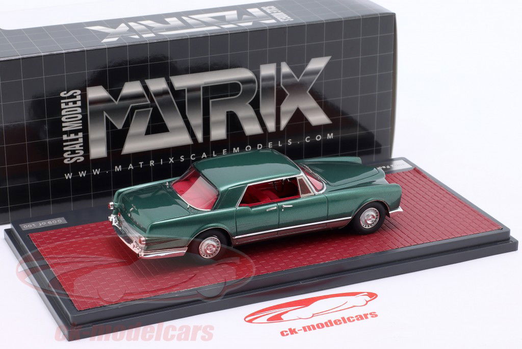 Facel-Vega Excellence EX2 Год постройки 1962 зеленый металлический 1:43 Matrix