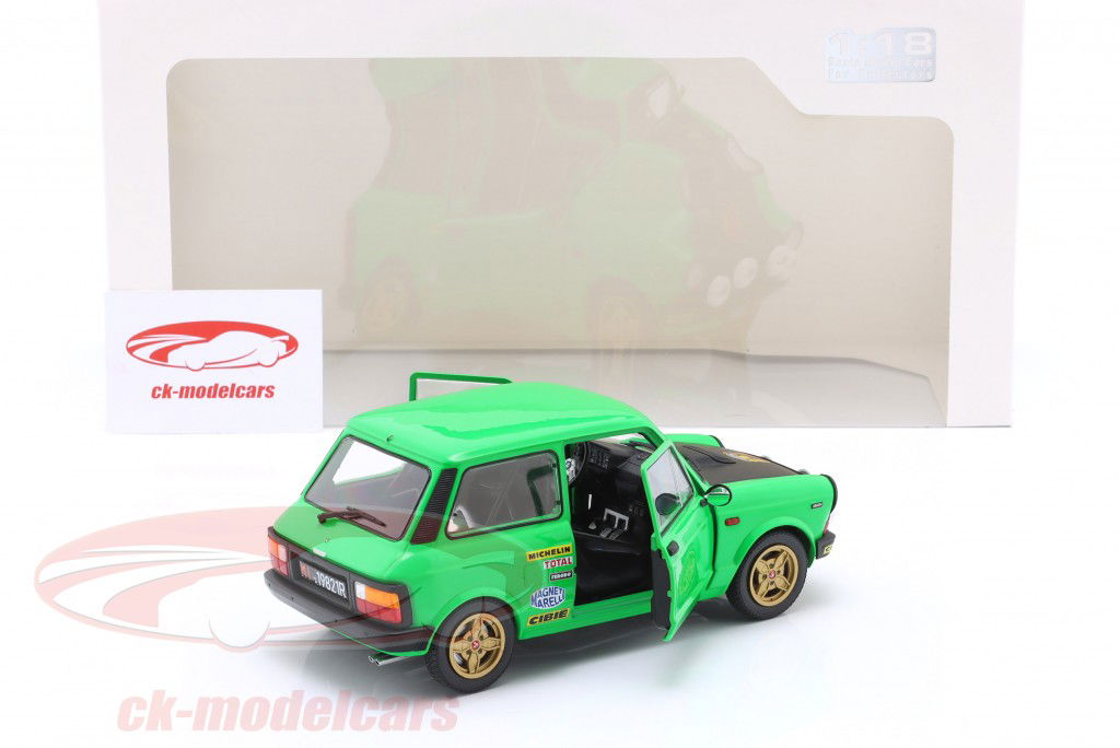 Autobianchi A112 MK.5 Abarth Bouwjaar 1980 groente 1:18 Solido
