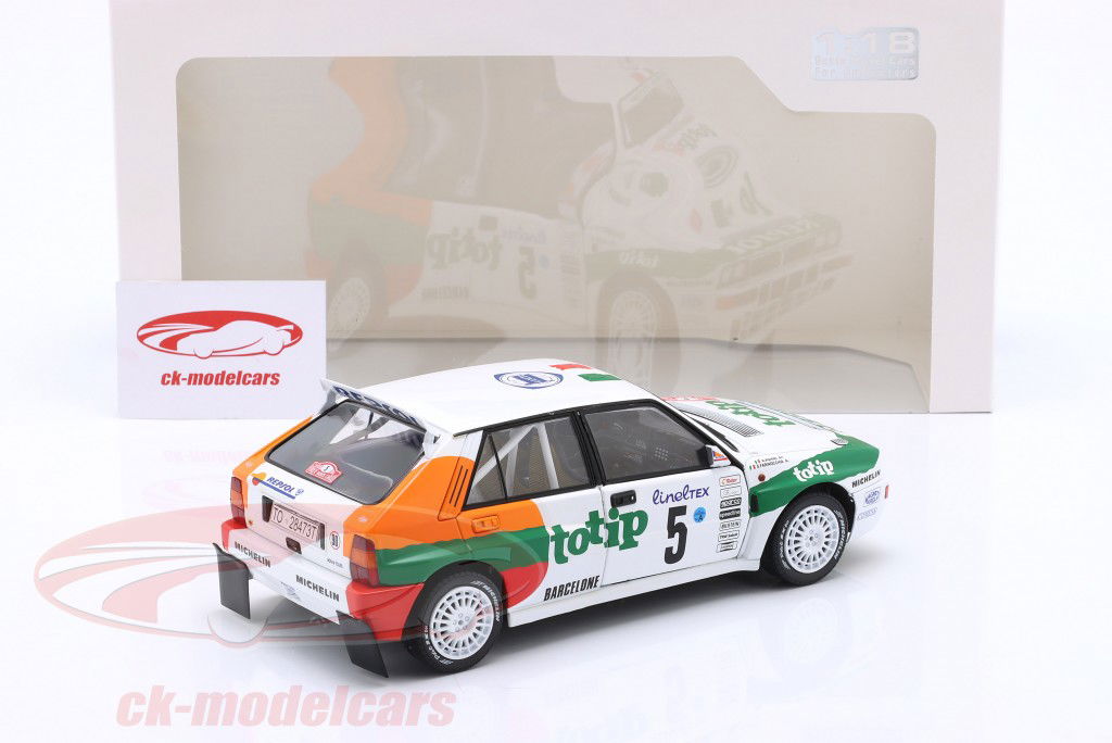 Lancia Delta HF Integrale #5 Rallye Monte Carlo 1993 Aghini, Farnocchia 1:18 Solido