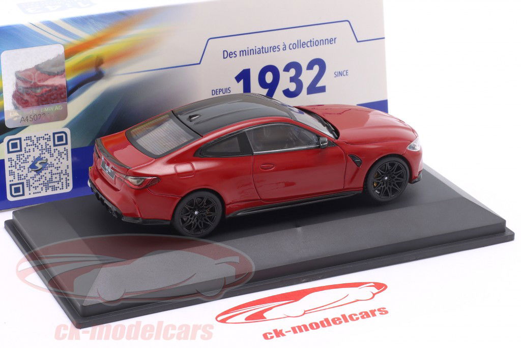 BMW M4 (G82) Competition 建設年 2023 イモラ 赤 1:43 Solido