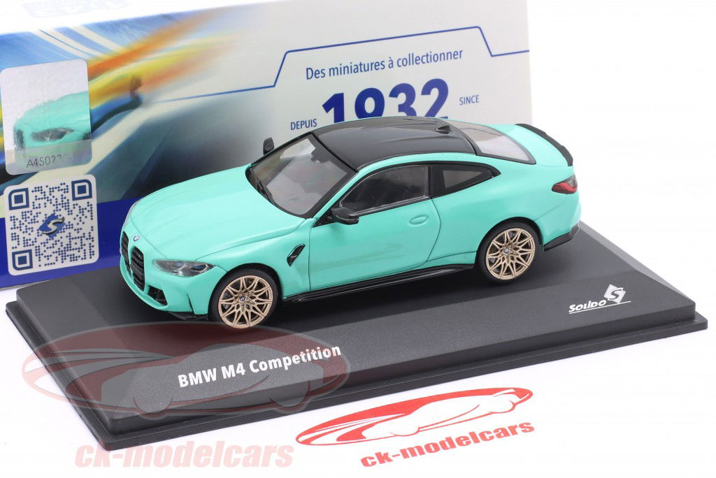 BMW M4 (G82) Competition Byggeår 2023 mynte grøn 1:43 Solido