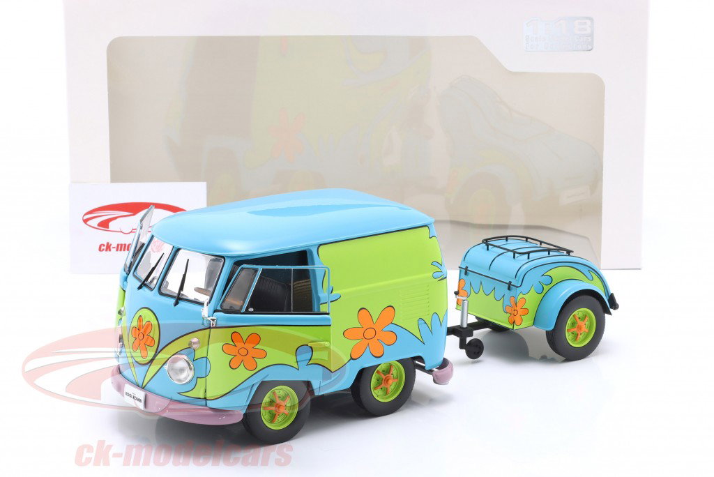 Kool Kombi Ghost Hunter Année de construction 2024 Flower Power 1:18 Solido