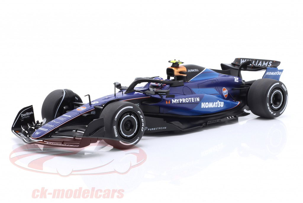 Logan Sargeant Williams FW46 #2 Saudi-Arabien GP formel 1 2024 1:18 Solido