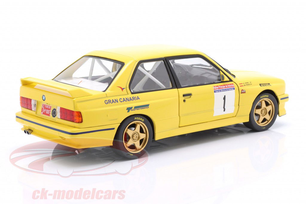 BMW M3 (E30) Gr.A #1 3rd Rallye Principe Asturias 1992 Ponce, Deniz 1:18 Solido