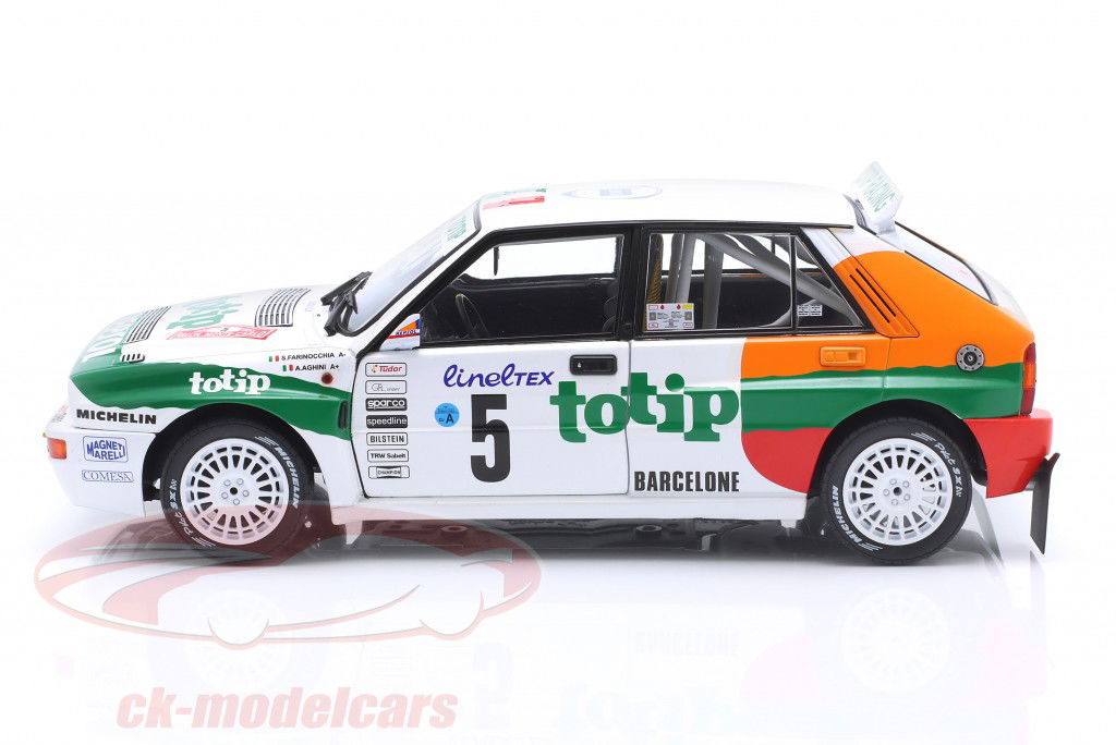 Lancia Delta HF Integrale #5 Rallye Monte Carlo 1993 Aghini, Farnocchia 1:18 Solido
