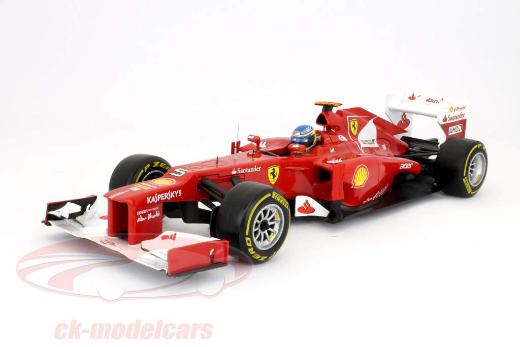 阿隆索法拉利F2012一级方程式赛车2012年1:18的Hotwheels